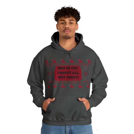 Why the carpet all wet Todd? | Unisex Hoodie