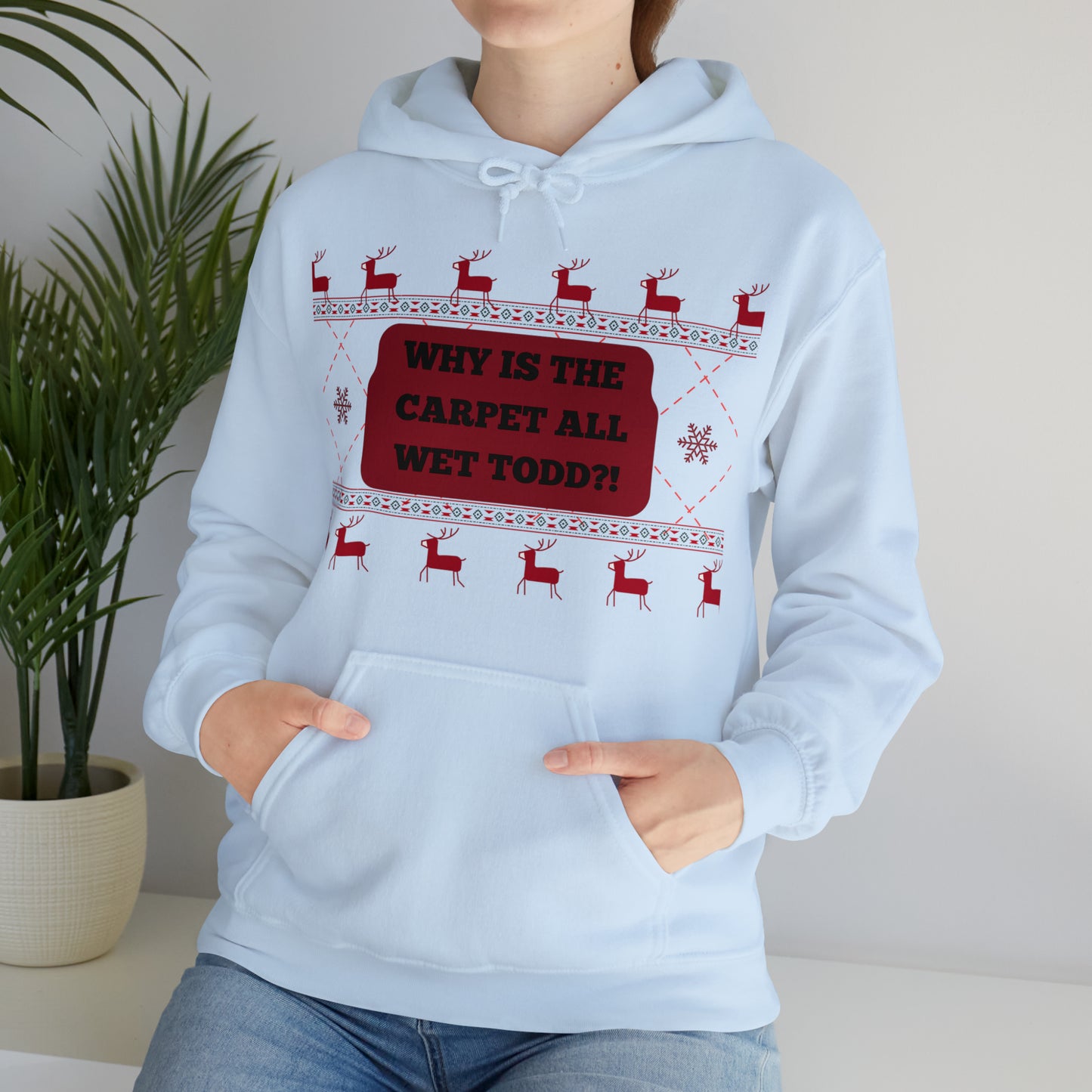 Why the carpet all wet Todd? | Unisex Hoodie