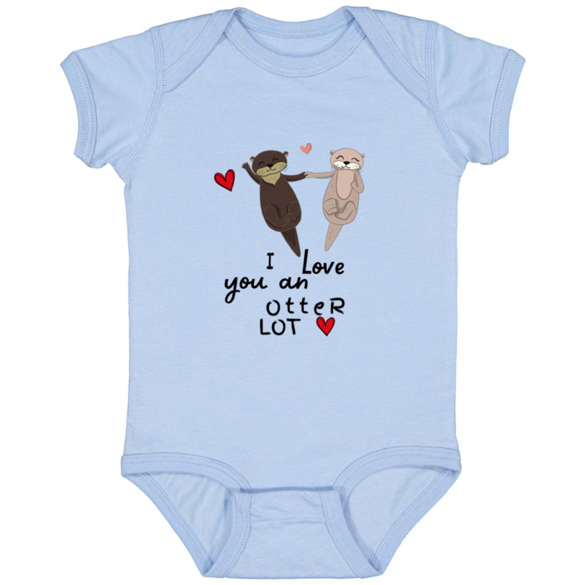 I love you an OTTER lot Infant onesie