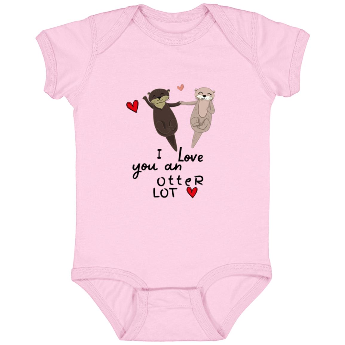 I love you an OTTER lot Infant onesie