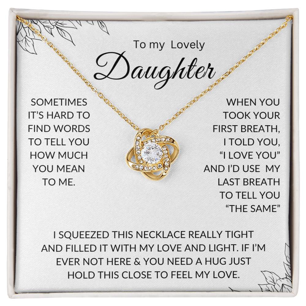 To my Lovely Daughter