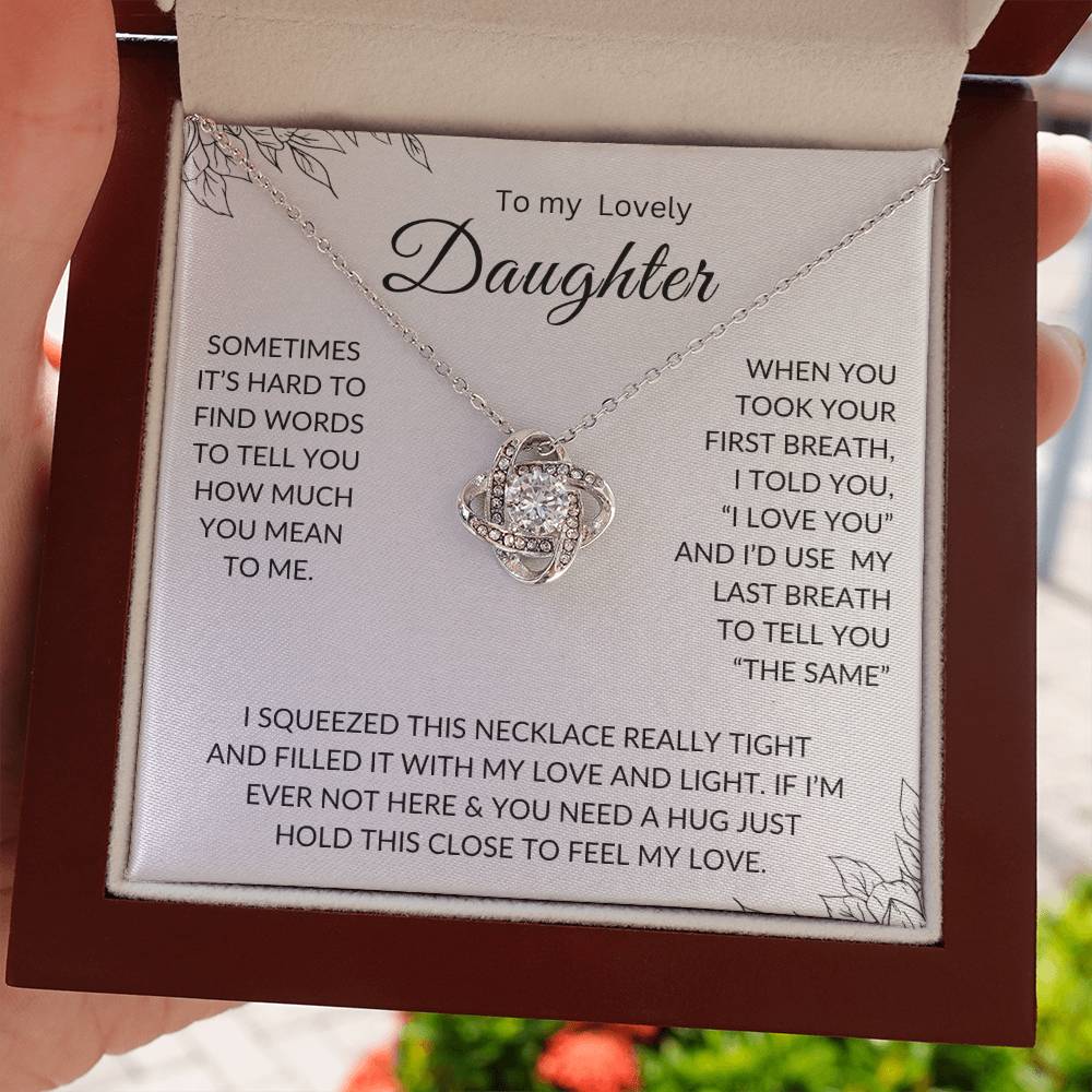 To my Lovely Daughter