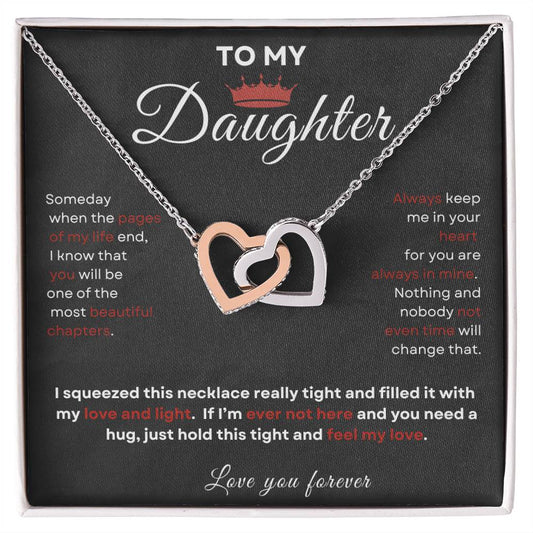 To my Daughter I You are more special than you know I Interlocking hearts