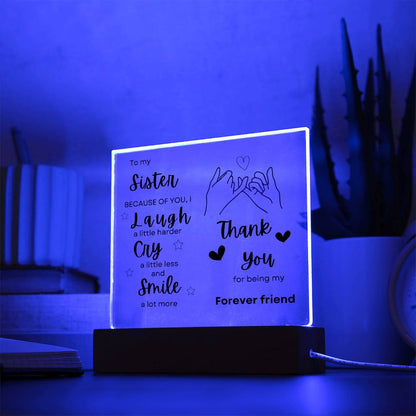 To my Sister I night light